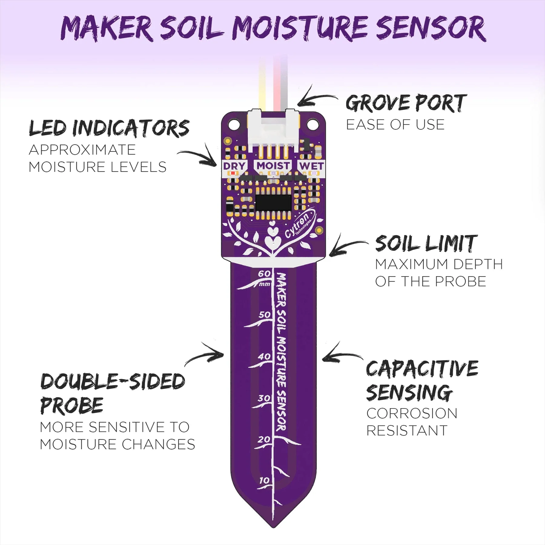 Maker Soil Moisture Sensor (Capacitive) - Image 4
