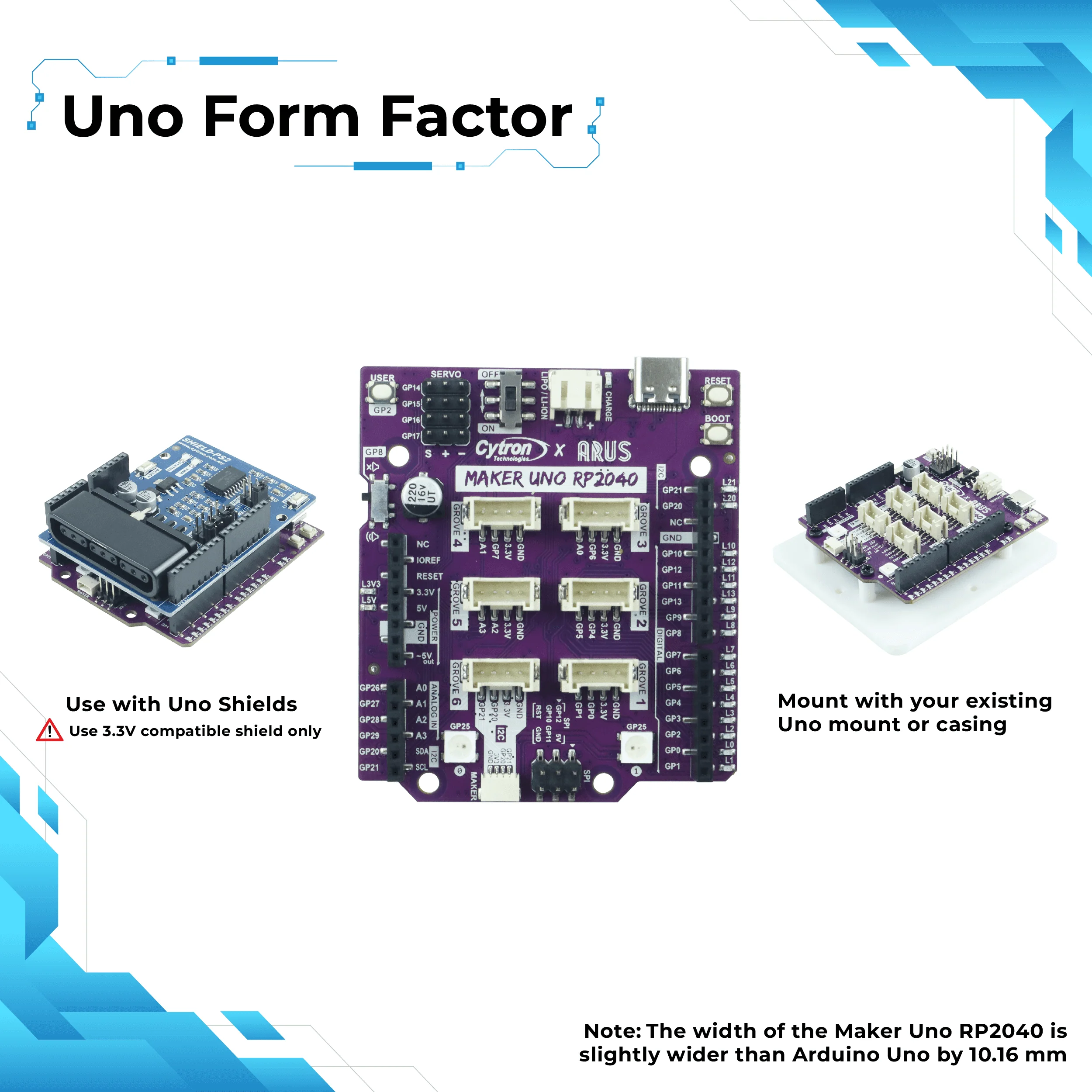 Maker Uno RP2040 - Image 8