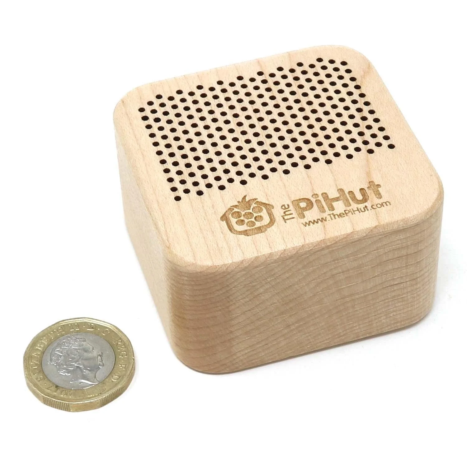 Maple Wood Mini Bluetooth Speaker for Raspberry Pi - Image 5