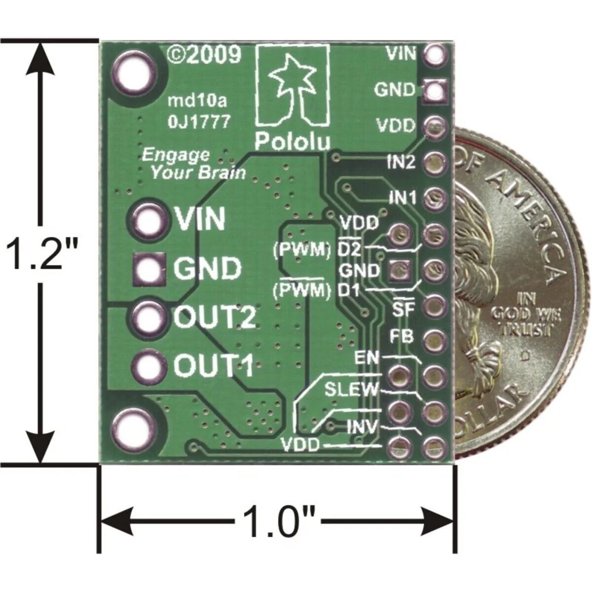 Pololu MC33926 Motor Driver Carrier - Image 3