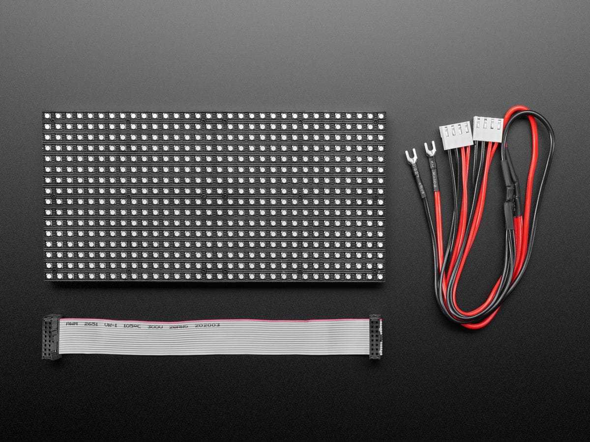 Medium 16x32 RGB LED matrix panel - 6mm Pitch - Image 3