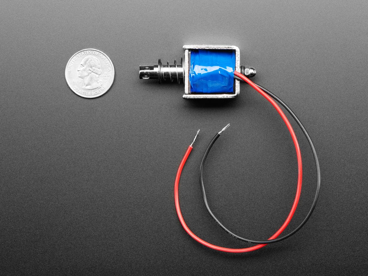 Medium Push-Pull Solenoid - 5V or 6V - Image 4