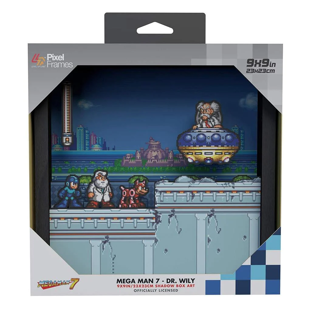 Mega Man 7: Dr Wily Pixel Frame (9x9") [Discontinued] - Image 3