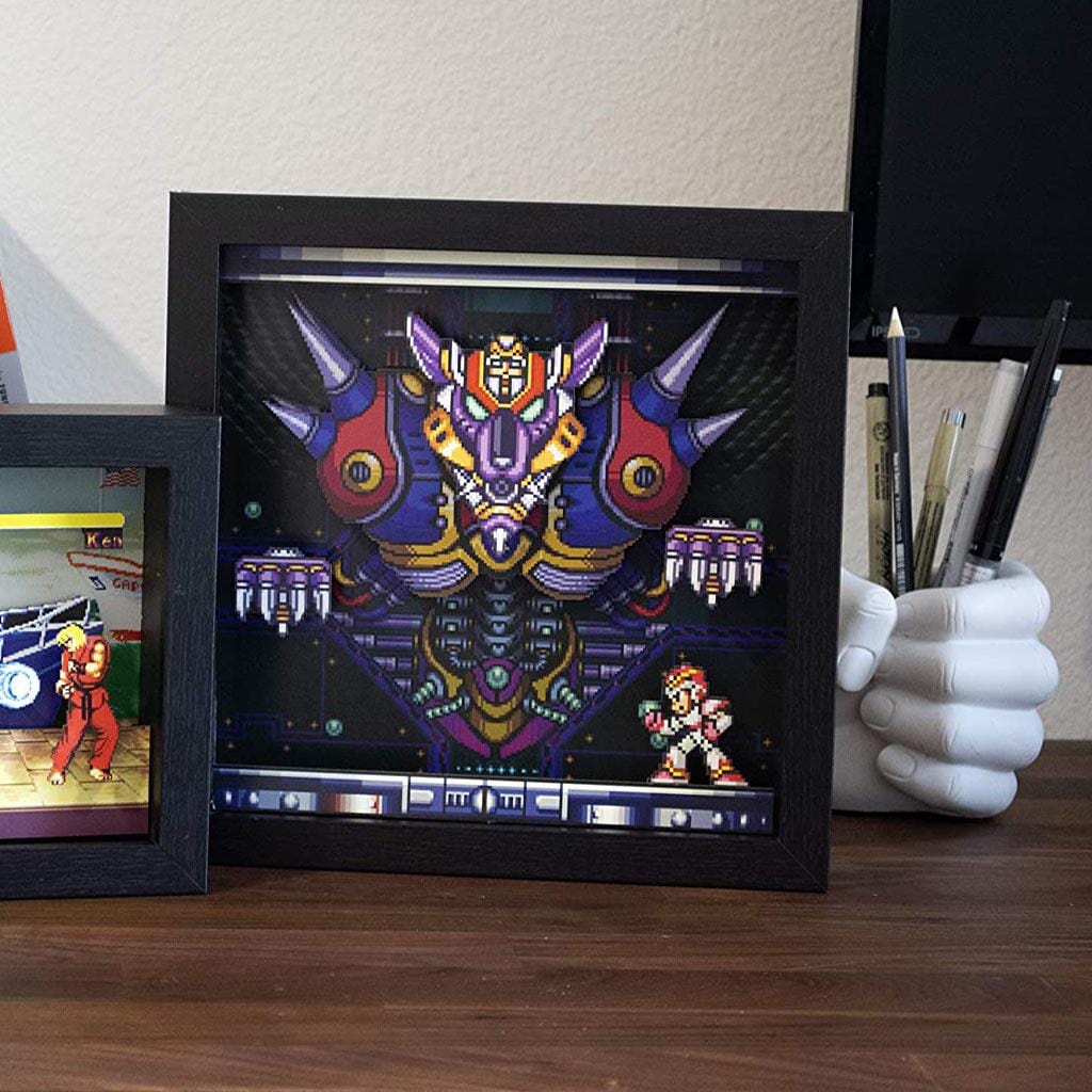 Mega Man Boss Fight Pixel Frame (9x9") [Discontinued] - Image 4