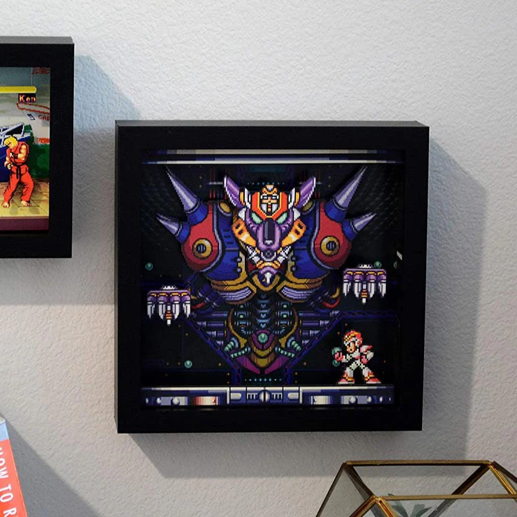 Mega Man Boss Fight Pixel Frame (9x9") [Discontinued] - Image 5