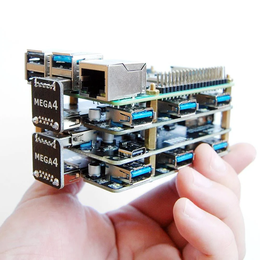 MEGA4 - 4-Port USB 3.1 PPPS Hub for Raspberry Pi 4 - Image 5