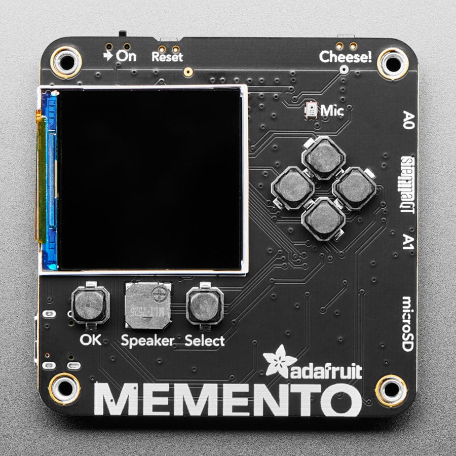 Adafruit MEMENTO - Python Programmable DIY Camera - Bare Board - Image 2