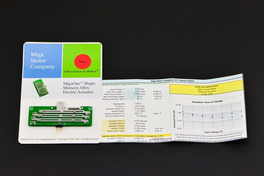 Memory Metal Actuator - Dash4 [Discontinued] - Image 2