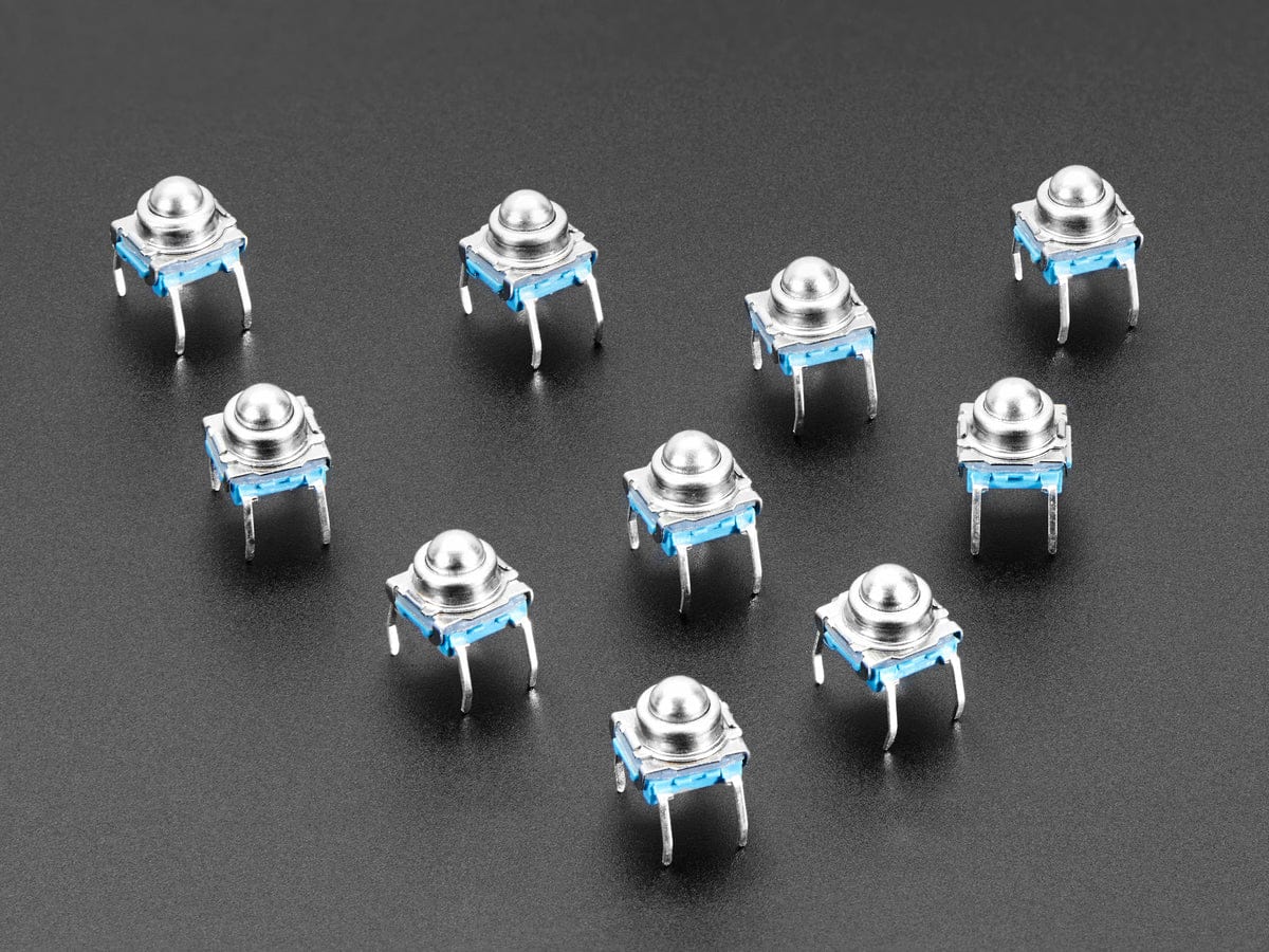 Metal Ball Tactile Button (6mm) x 10 pack - Image 2