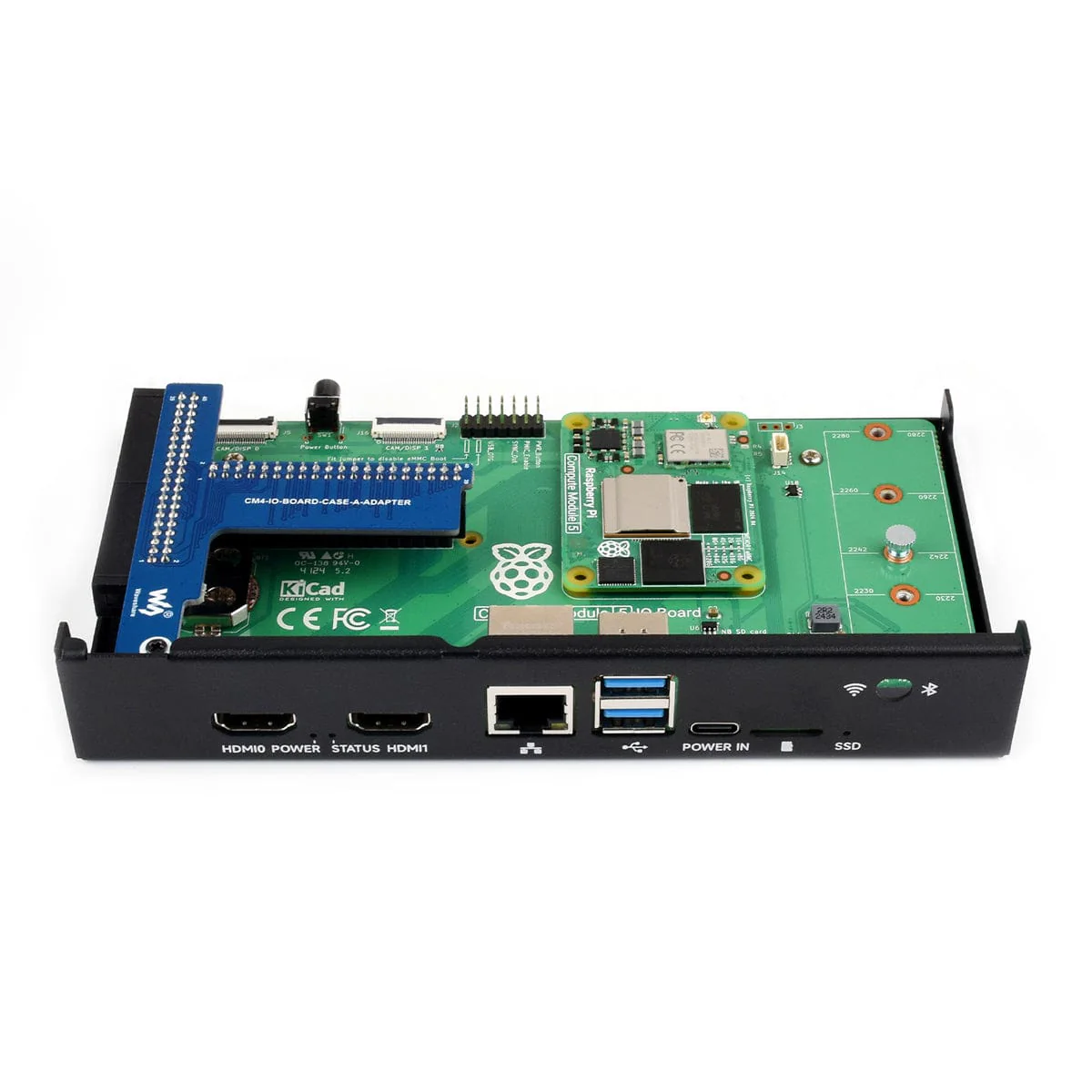 Metal Case for Raspberry Pi Compute Module 5 IO Board - Image 4