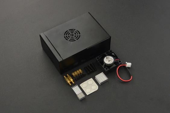 Metal Case with Heatsink & Fan for Raspberry Pi 4 Model B [Discontinued] - Image 2