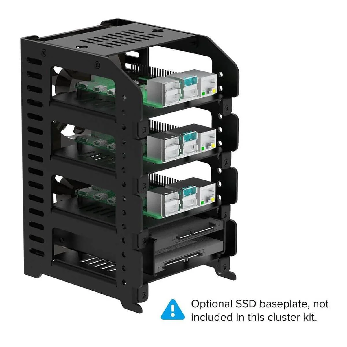 Metal Cluster Rack Case for Raspberry Pi [Discontinued] - Image 5