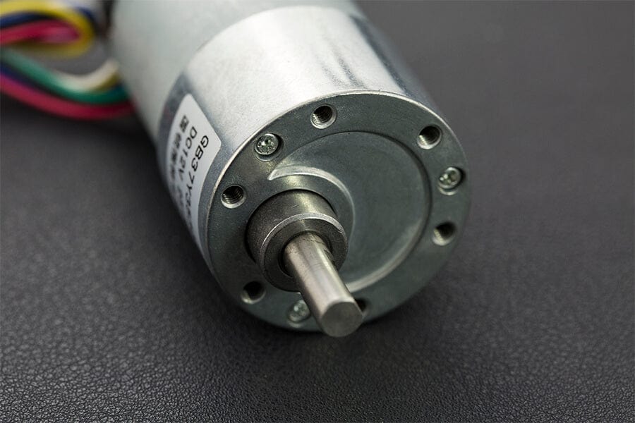 Metal DC Geared Motor w/Encoder - 12V 251RPM 18Kg.cm - Image 4