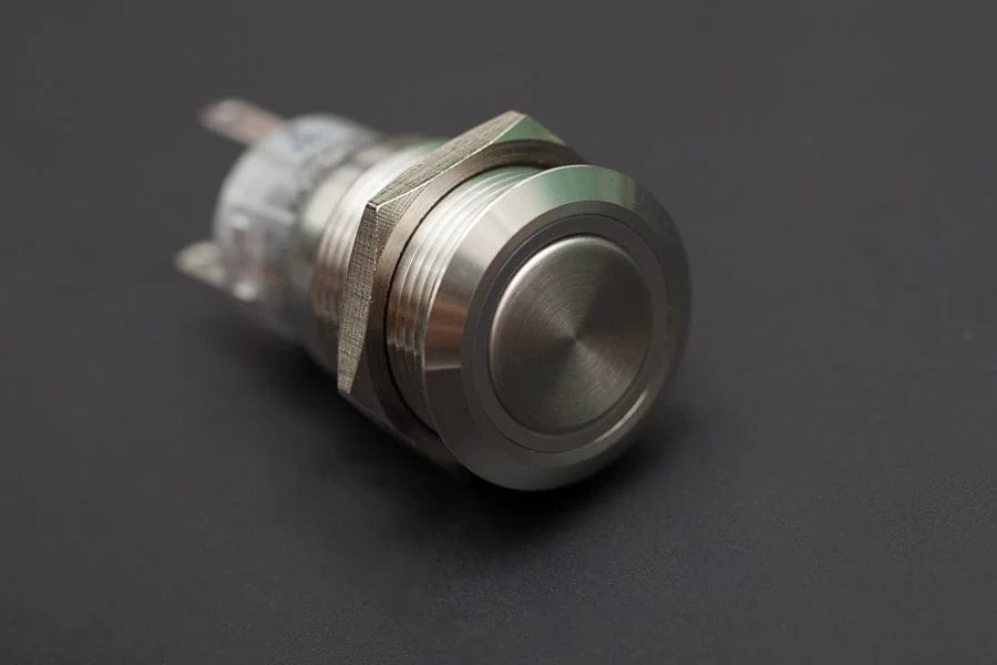 Metal illuminated Pushbutton-Blue Ring [Discontinued] - Image 2