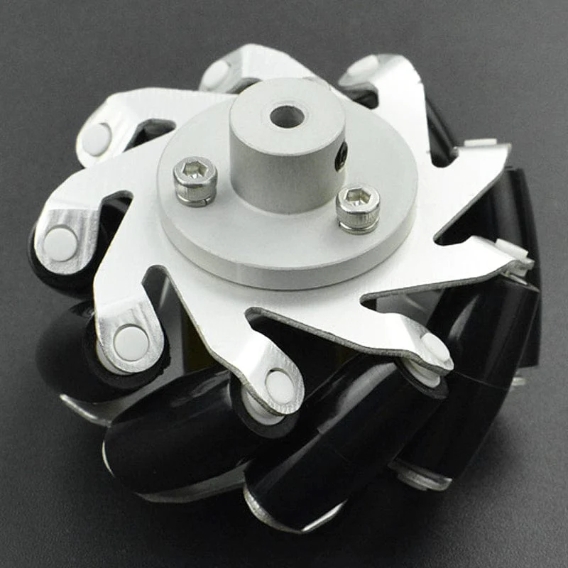 Metal Mecanum Wheel with Motor Shaft Coupling (65mm) - Left