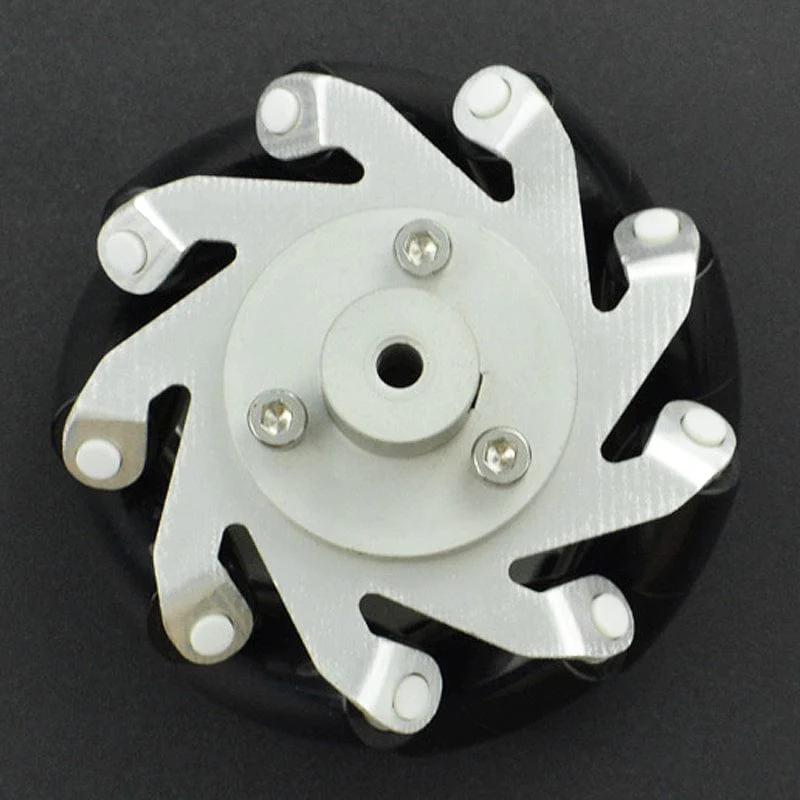 Metal Mecanum Wheel with Motor Shaft Coupling (65mm) - Left - Image 3