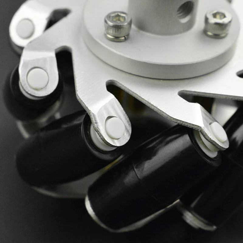 Metal Mecanum Wheel with Motor Shaft Coupling (65mm) - Left - Image 5