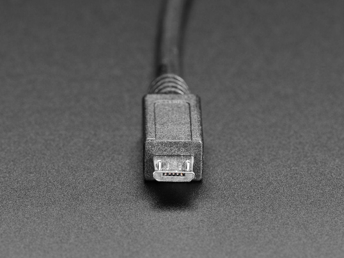 Micro B Round Panel Mount Extension Cable - 30cm - Image 3