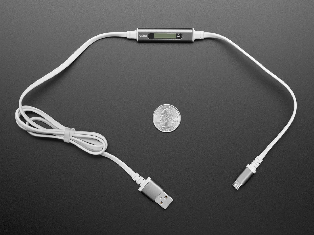 Micro B USB Cable with LCD Voltage / Current Display - Image 4