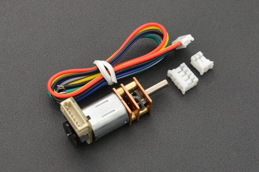 Micro Metal Geared Motor with Encoder - 6V 105RPM 150:1 - Image 6