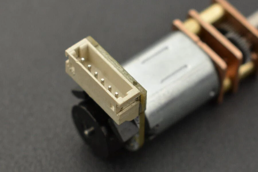 Micro Metal Geared Motor with Encoder - 6V 155RPM 100:1 - Image 2