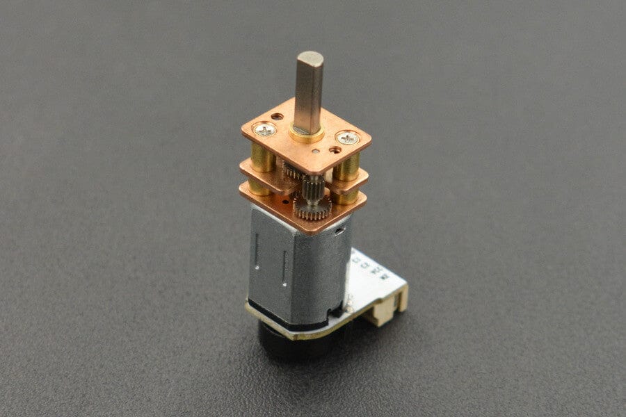 Micro Metal Geared motor with Encoder - 6V 52RPM 298:1 - Image 4