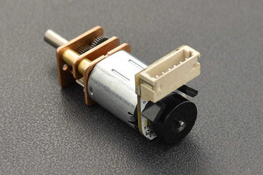Micro Metal Geared motor with Encoder - 6V 52RPM 298:1 - Image 5