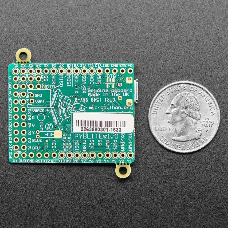 MicroPython Pyboard Lite v1.0 - STM32F411 [Discontinued] - Image 4