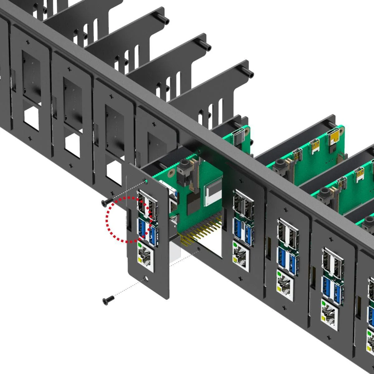 MicroSD Extender Set for Uctronics Cluster Cases (4 pieces) - Image 6