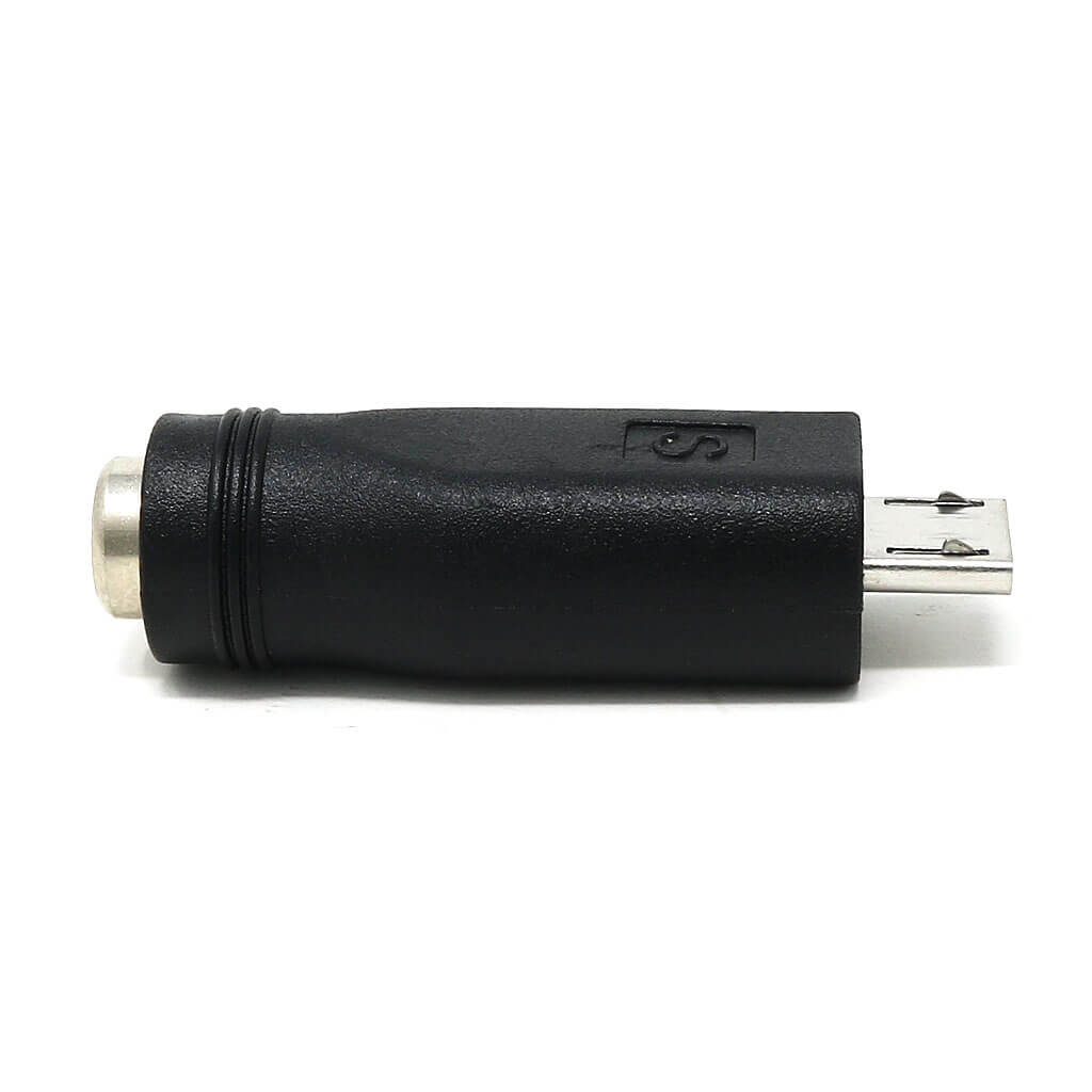Straight Micro-USB to 2.1mm Barrel Jack Adapter - Image 4