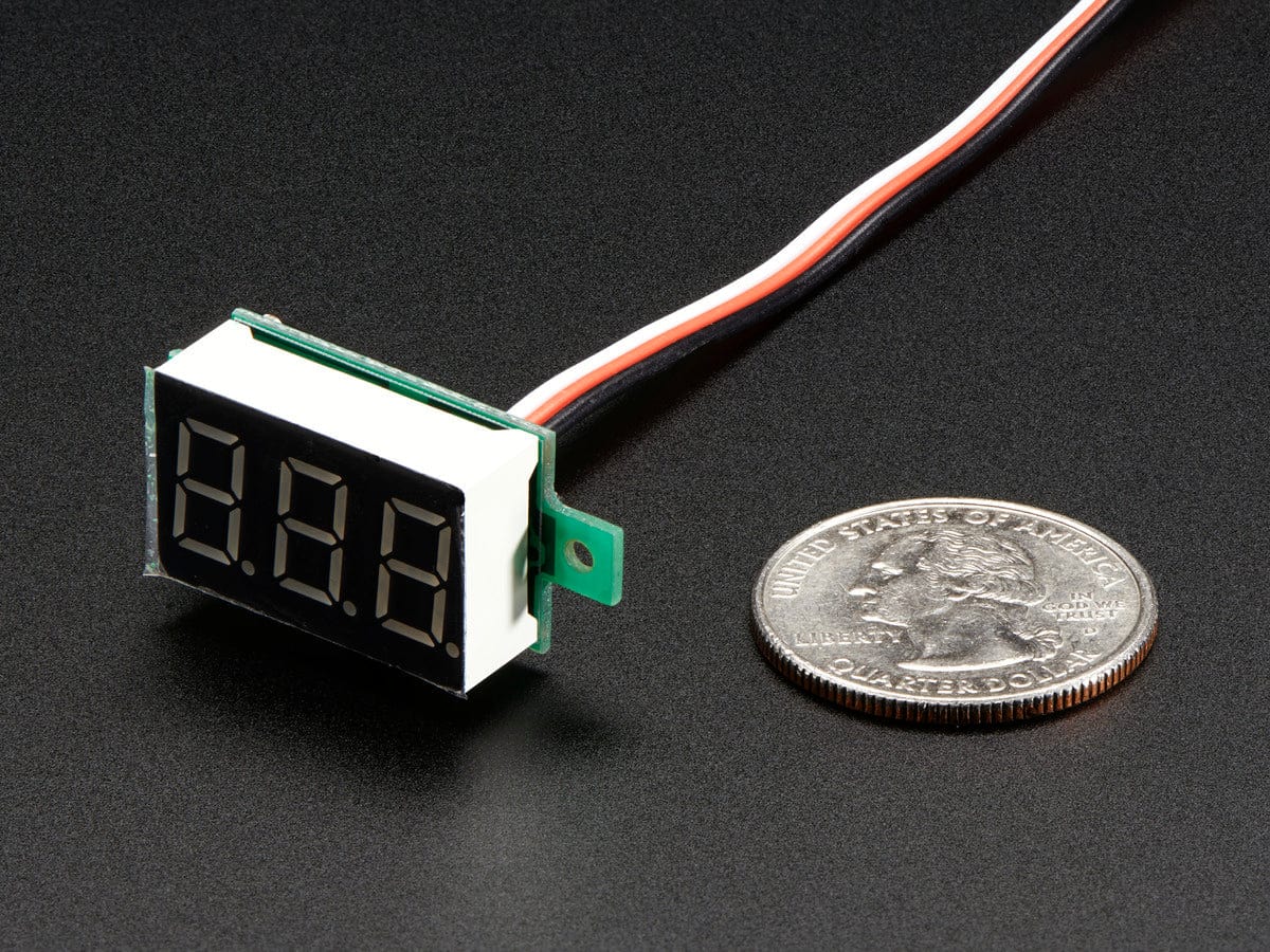 Mini 3-wire Volt Meter (0 - 99.9VDC) - Image 2