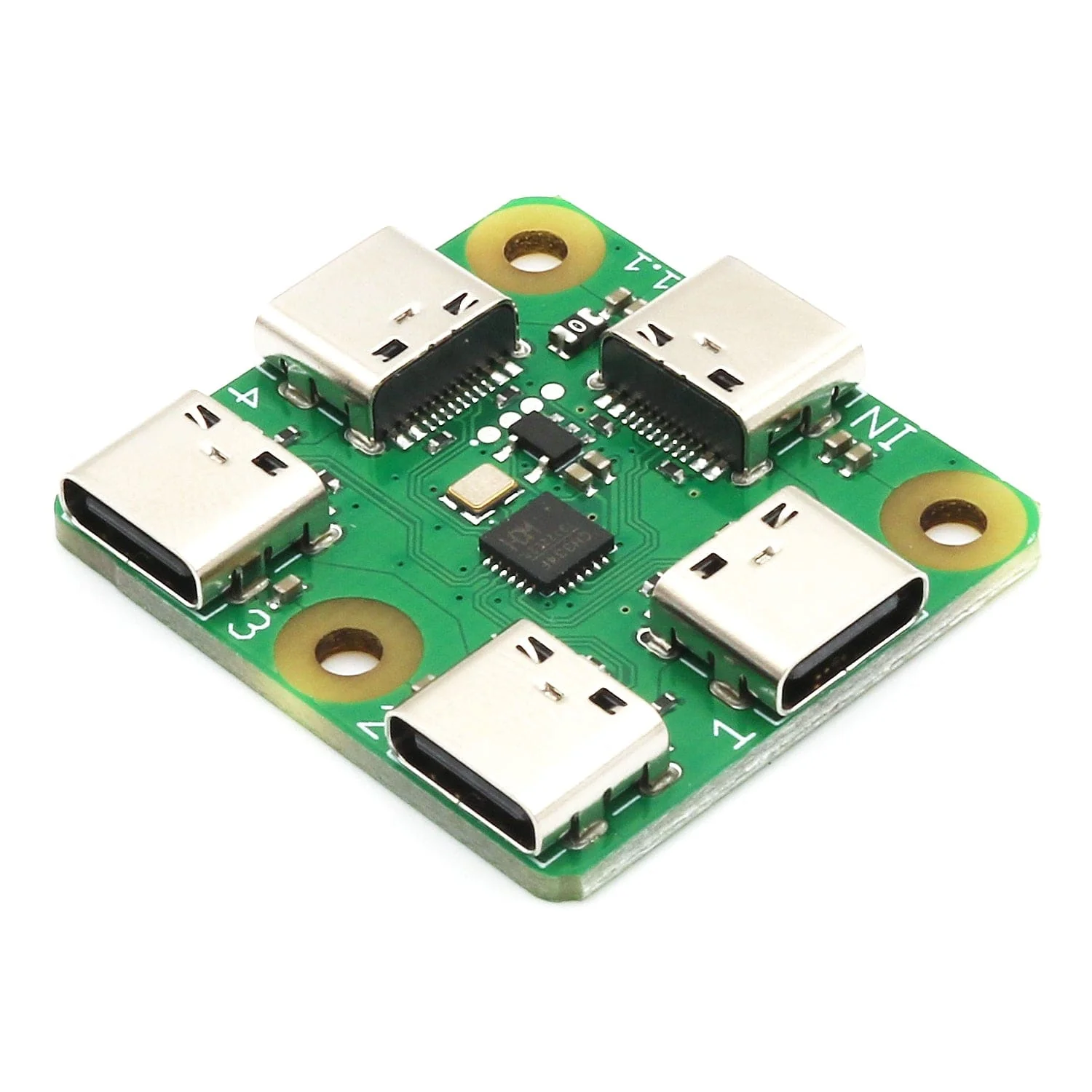 Mini 4-Port USB-C USB 2.0 Hub - Image 2