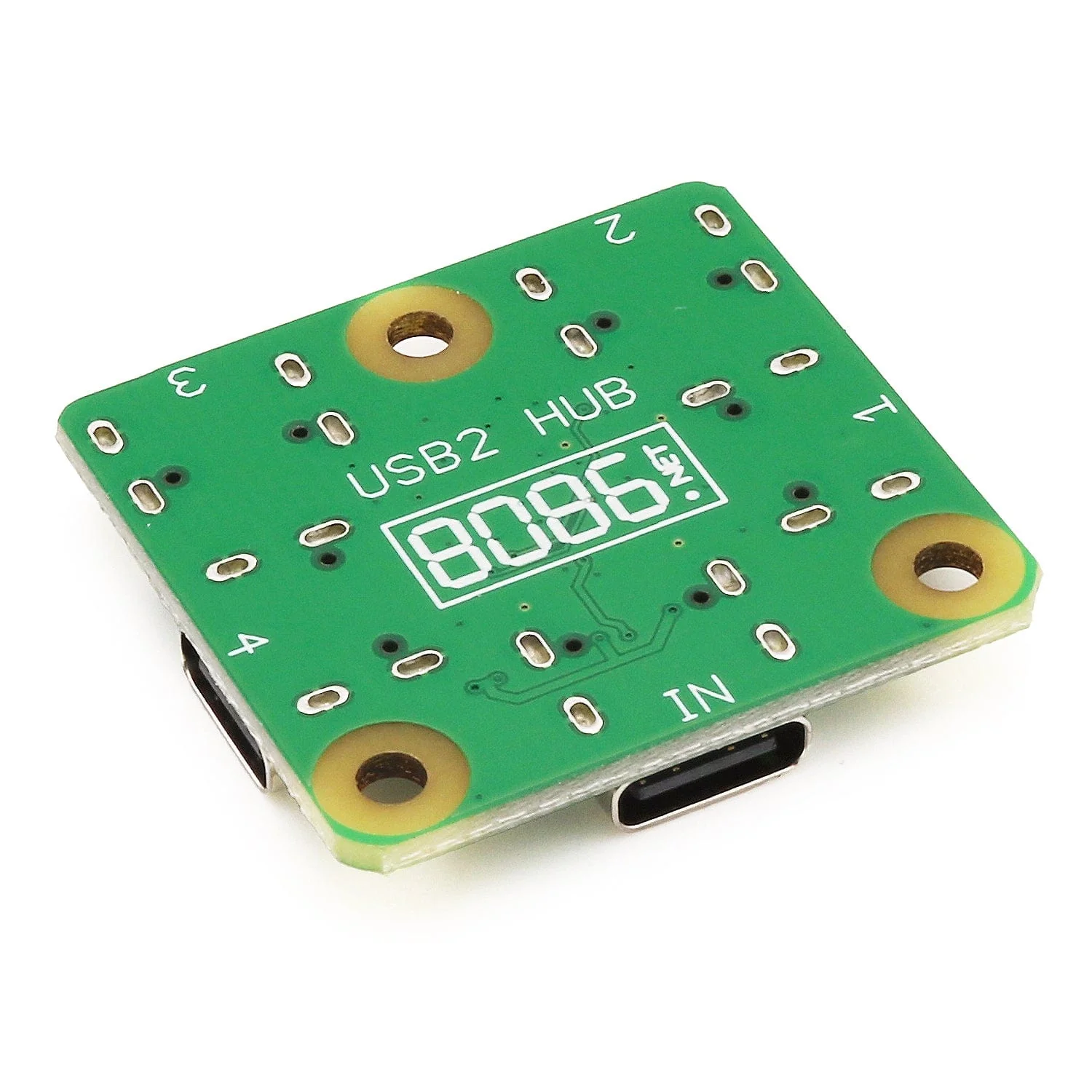 Mini 4-Port USB-C USB 2.0 Hub - Image 3