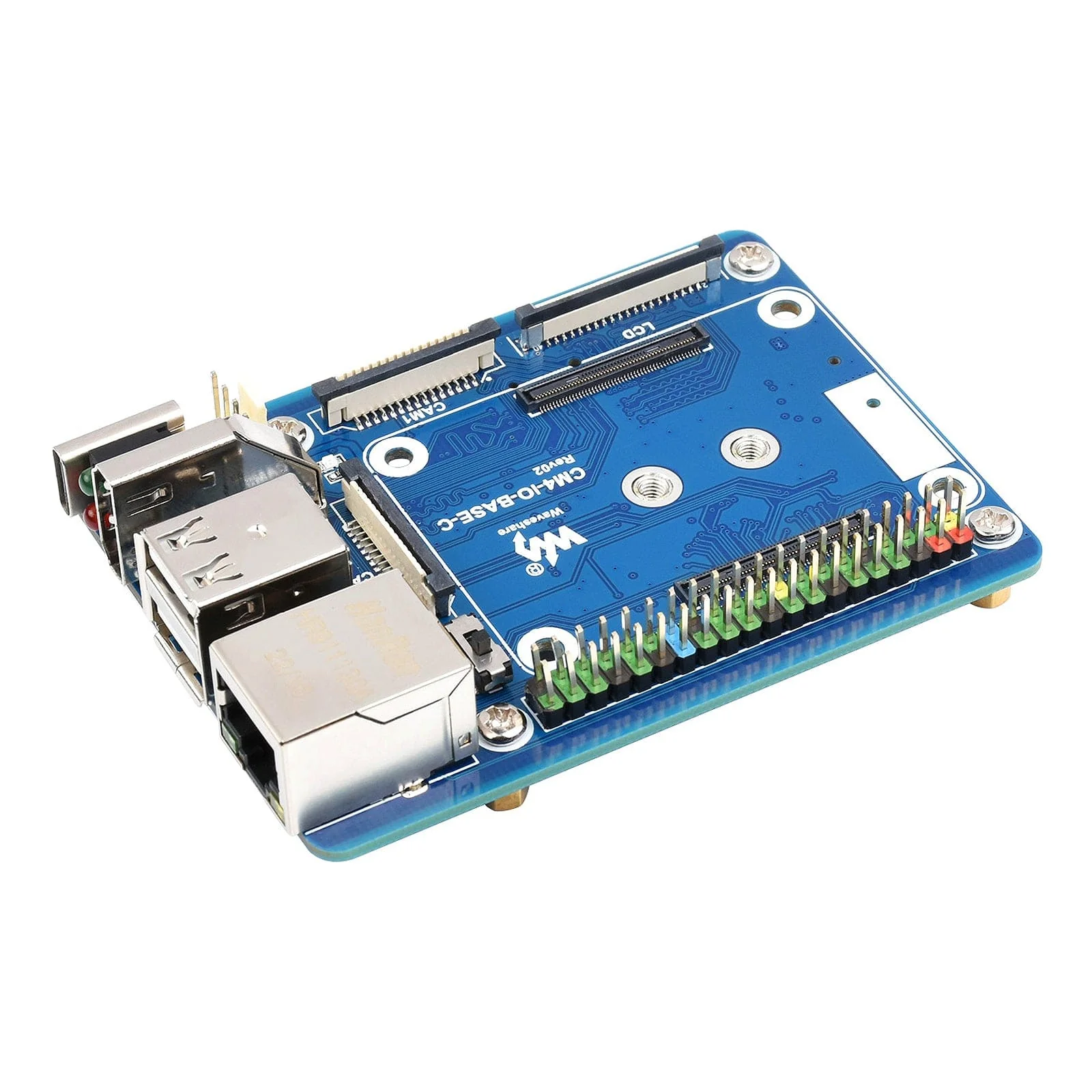 Mini Base Board (C) for Raspberry Pi Compute Module 4 - Image 2