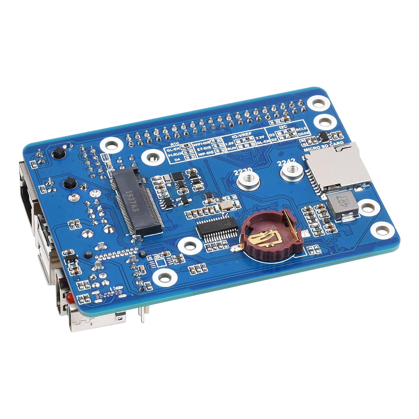 Mini Base Board (C) for Raspberry Pi Compute Module 4 - Image 3