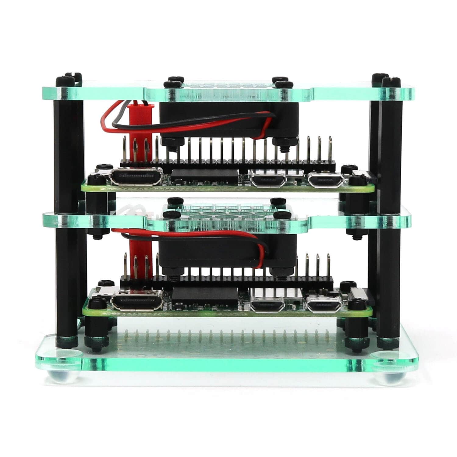 Mini Cluster Case for Raspberry Pi Zero 2 (with Fans) - Image 6