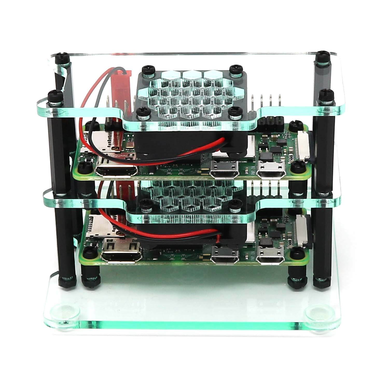 Mini Cluster Case for Raspberry Pi Zero 2 (with Fans) - Image 8