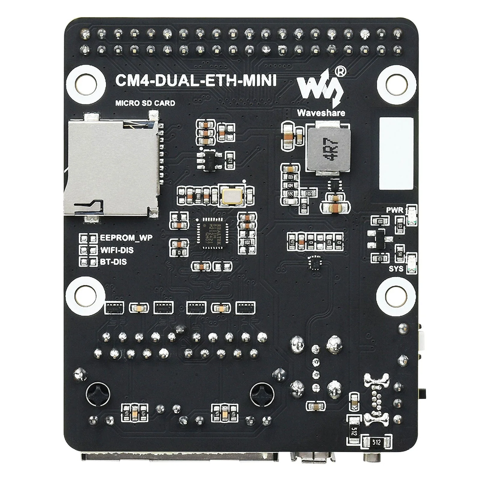 Mini Dual Gigabit Ethernet Base Board for Raspberry Pi CM4 - Image 2