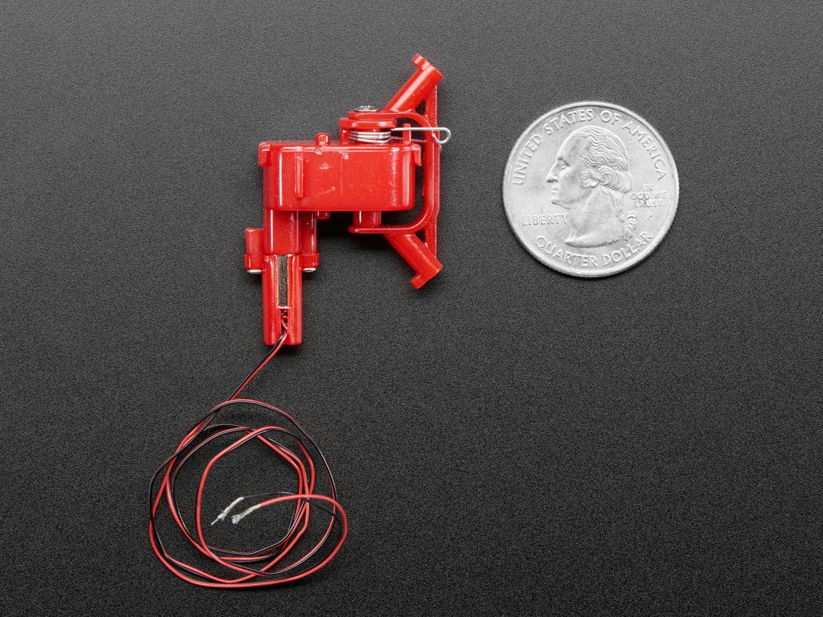 Mini Geared Pager Motor with Return Spring - Image 6