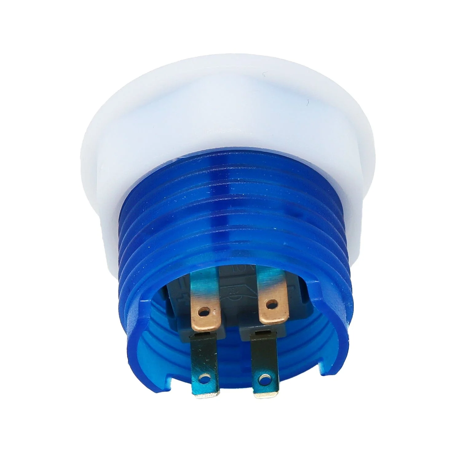 Mini LED Arcade Button - 24mm Translucent Blue - Image 2