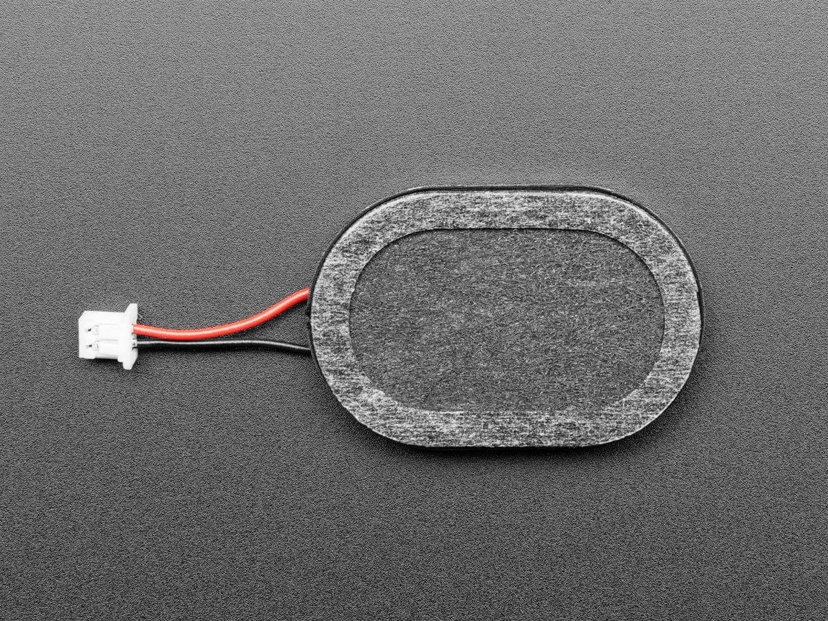 Mini Oval Speaker with Short Wires - 8 Ohm 1 Watt - Image 2
