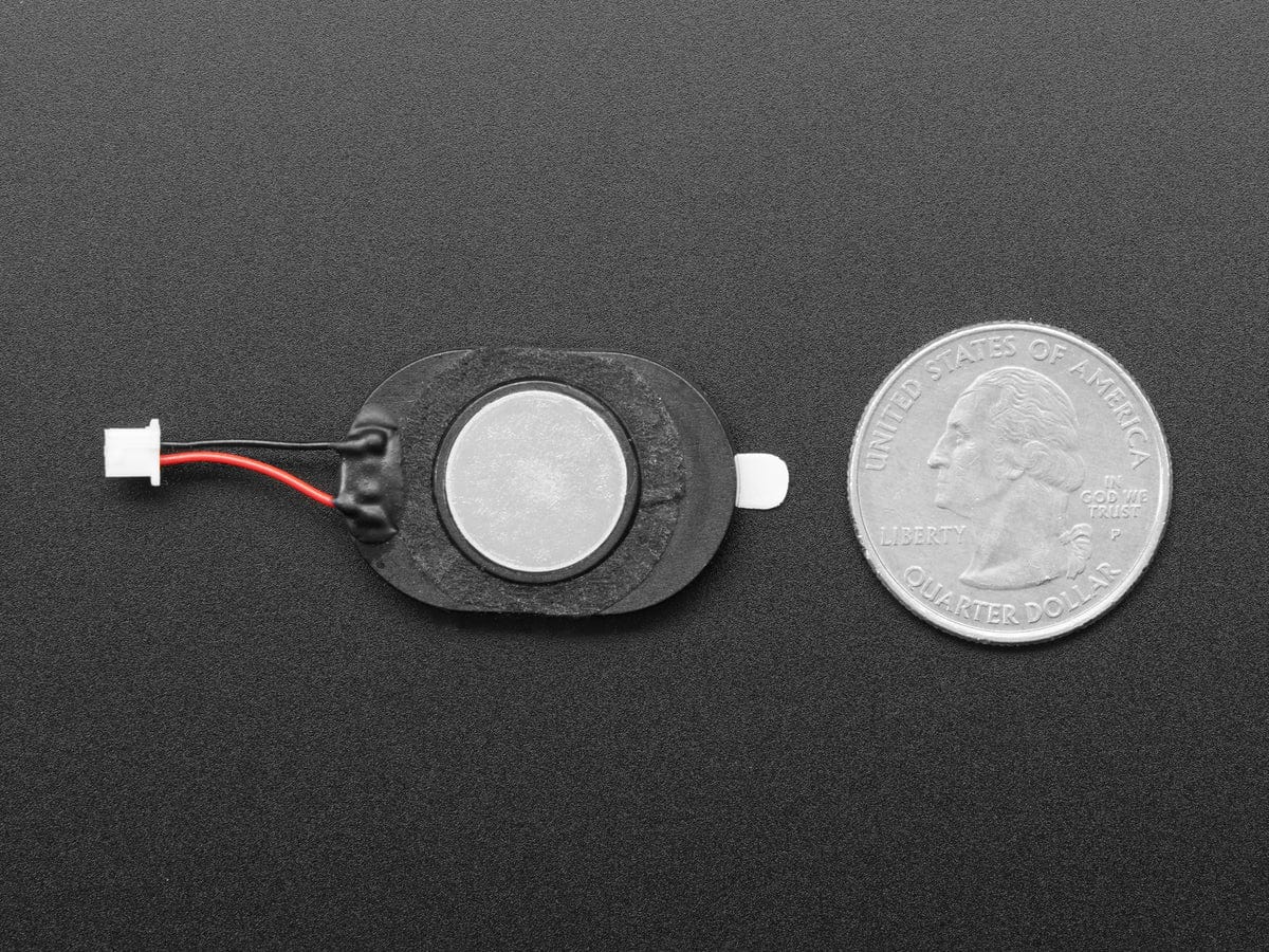Mini Oval Speaker with Short Wires - 8 Ohm 1 Watt - Image 4