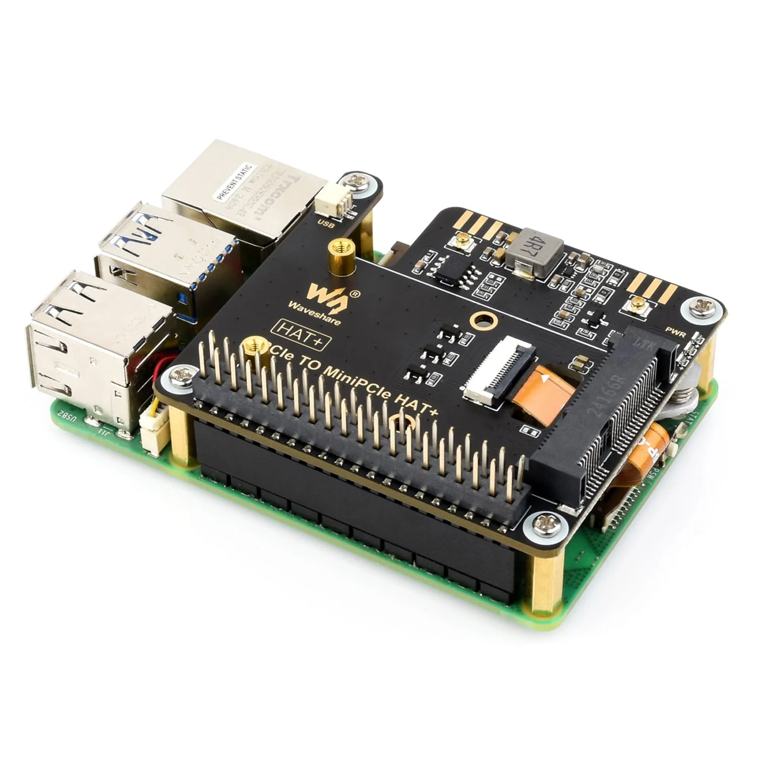 Mini PCIe HAT+ for Raspberry Pi 5 - Image 3
