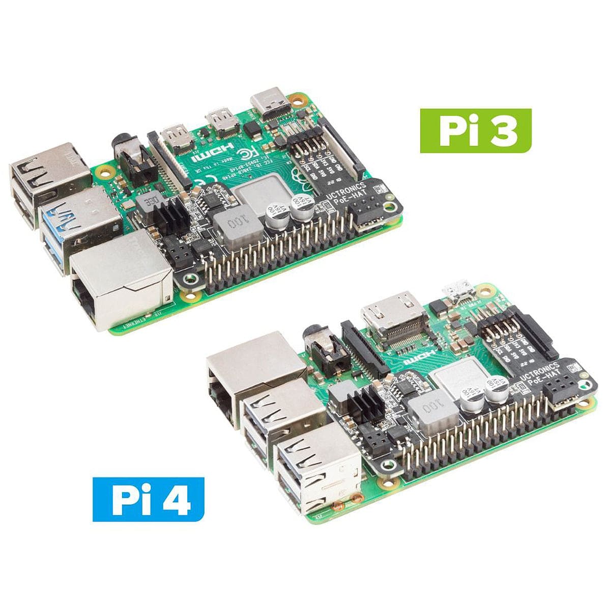 Mini Power over Ethernet (PoE) HAT for Raspberry Pi 4 - No Fan - Image 5