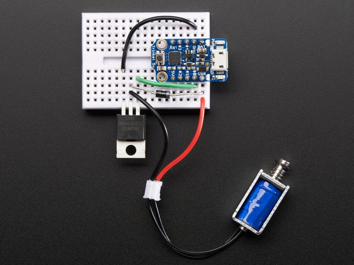 Mini Push-Pull Solenoid - 5V - Image 4