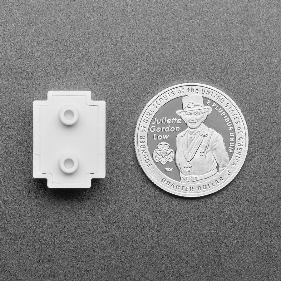 Mini Solderless Breadboard - White 5 Rows - 25 total points - ZY-25 - Image 3