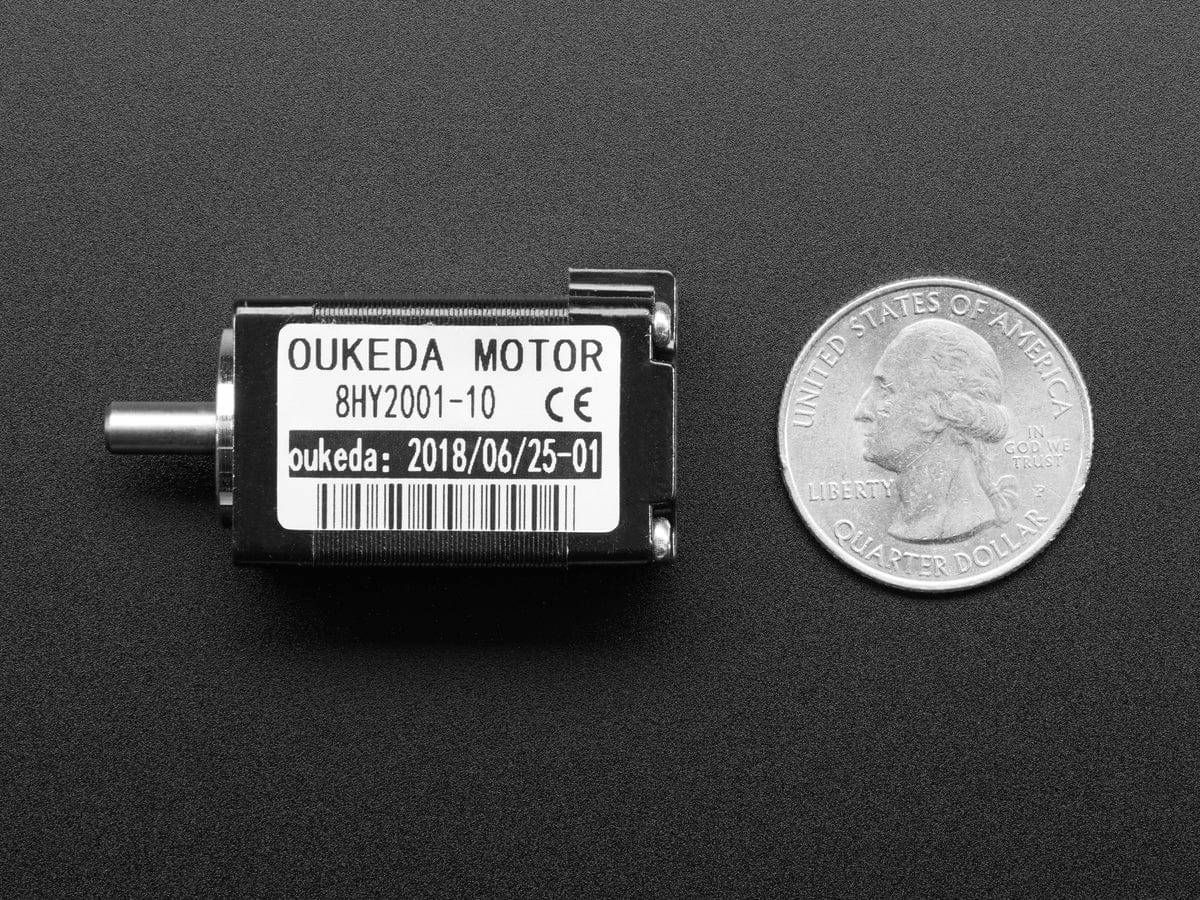 Mini Stepper Motor - 200 Steps - 20x30mm NEMA-8 Size - Image 5