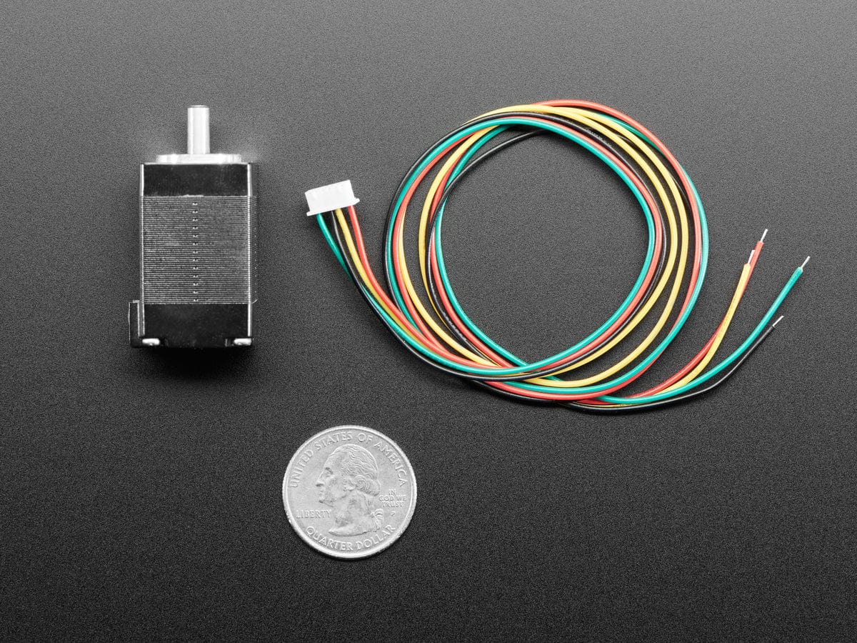 Mini Stepper Motor - 200 Steps - 20x30mm NEMA-8 Size - Image 6