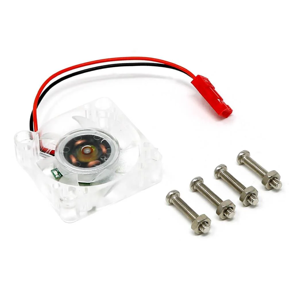 Miniature 5V LED Cooling Fan for Raspberry Pi (30mm) - Image 3