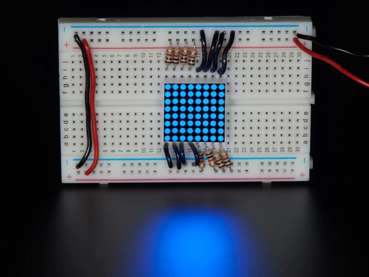 Miniature 8x8 Blue LED Matrix - Image 2